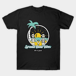 Good Vibes Tropical Beach T-Shirt